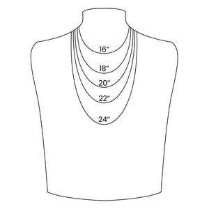 Gold 16" Stainless Steel Loop Chain Necklace