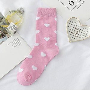 ",,...._ HEART CASUAL SOCKS