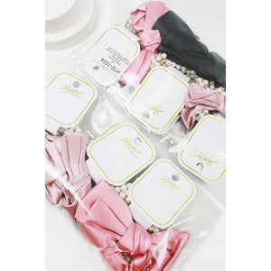 Hair Bow with Pearl Beaded Elastic Hair Scrunchies