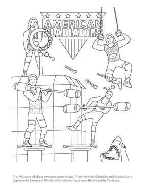 1990s Coloring Book by James Grange