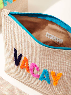 "VACAY" ZIP POUCH