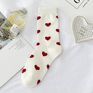 ",,...._ HEART CASUAL SOCKS