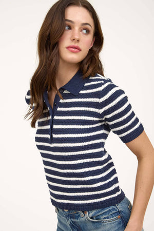 COLLARED POLO SWEATER