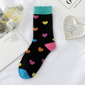 ",,...._ HEART CASUAL SOCKS