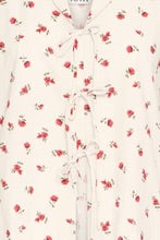 Ichi Rosey Tie Front Top