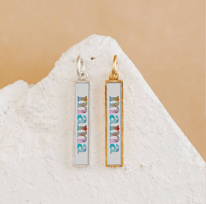 Mama charm necklace