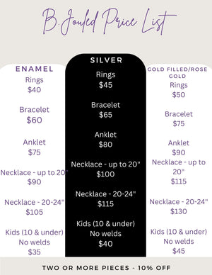 Permanent Jewelry Appointment