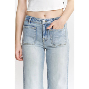 HIGH RISE WIDE LEG WITH PATCH POCKET