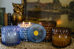 Santorini Breeze 15oz Shimmer Candle 2 wick