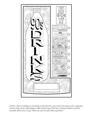 1990s Coloring Book by James Grange