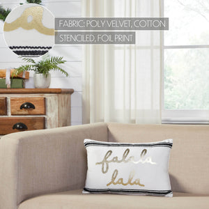 Wintergleam Fa La La Pillow 10x15