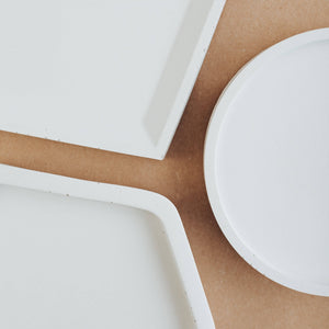 Concrete Tray Displays