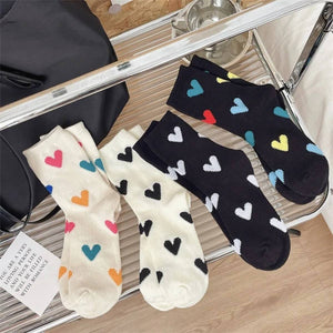 ",,...._ HEART CASUAL SOCKS