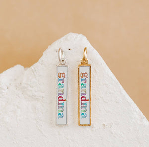 Grandma Charm Pendant Necklace Gold or Silver