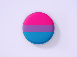 Bisexual Pride Flag Pin Button