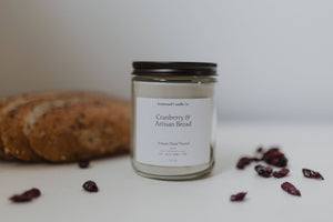 CRANBERRY + ARTISAN BREAD CANDLES