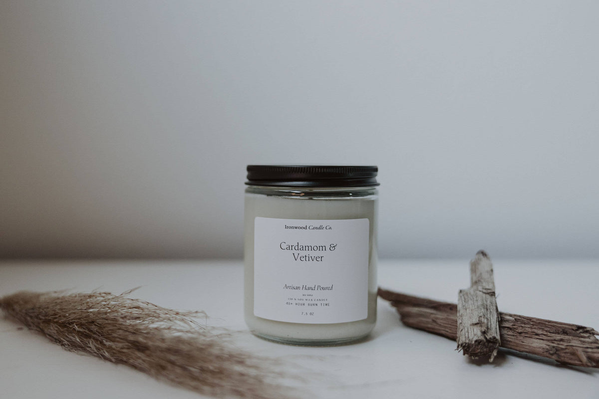 CARDAMOM & VETIVER CANDLES