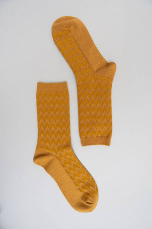 Zig Zag Pattern Boho Socks