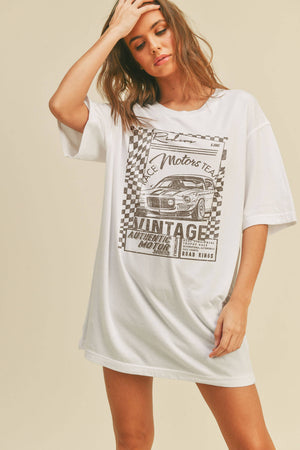 Vintage Race Motors Team Graphic Tee