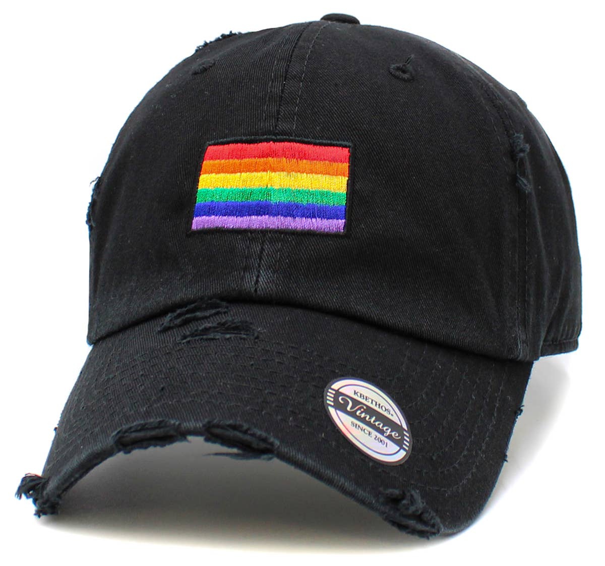 Pride Flag Vintage Dad Hat