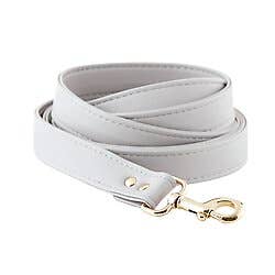 Saffiano Leash - Grey