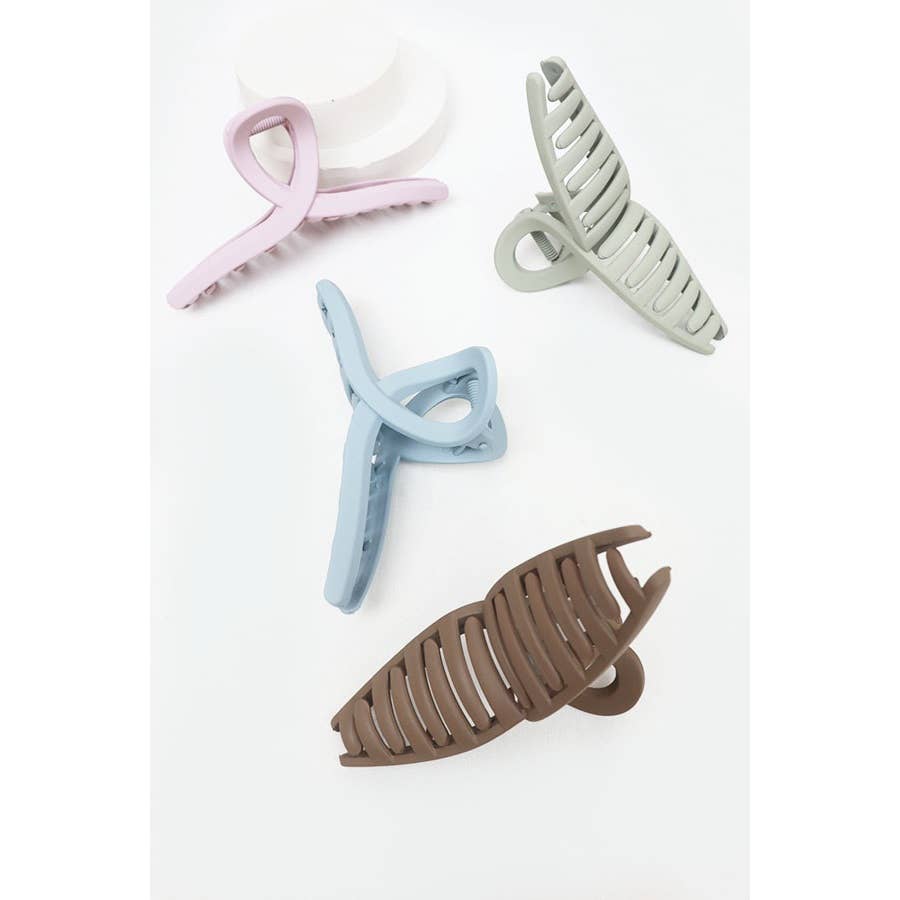 Matte Crescent Claw Hair Clip