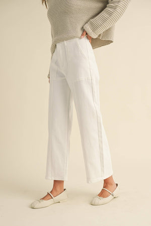 P3966   PANELED STRETCH PANTS