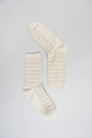 Boho zigzag socks