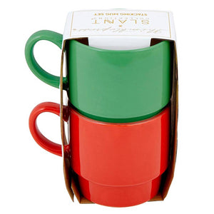 Stacking Mugs Set-Mrs/SantaS/2