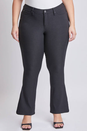 Missy Plus Hyperstretch Mid Rise Mini Bootcut Pant