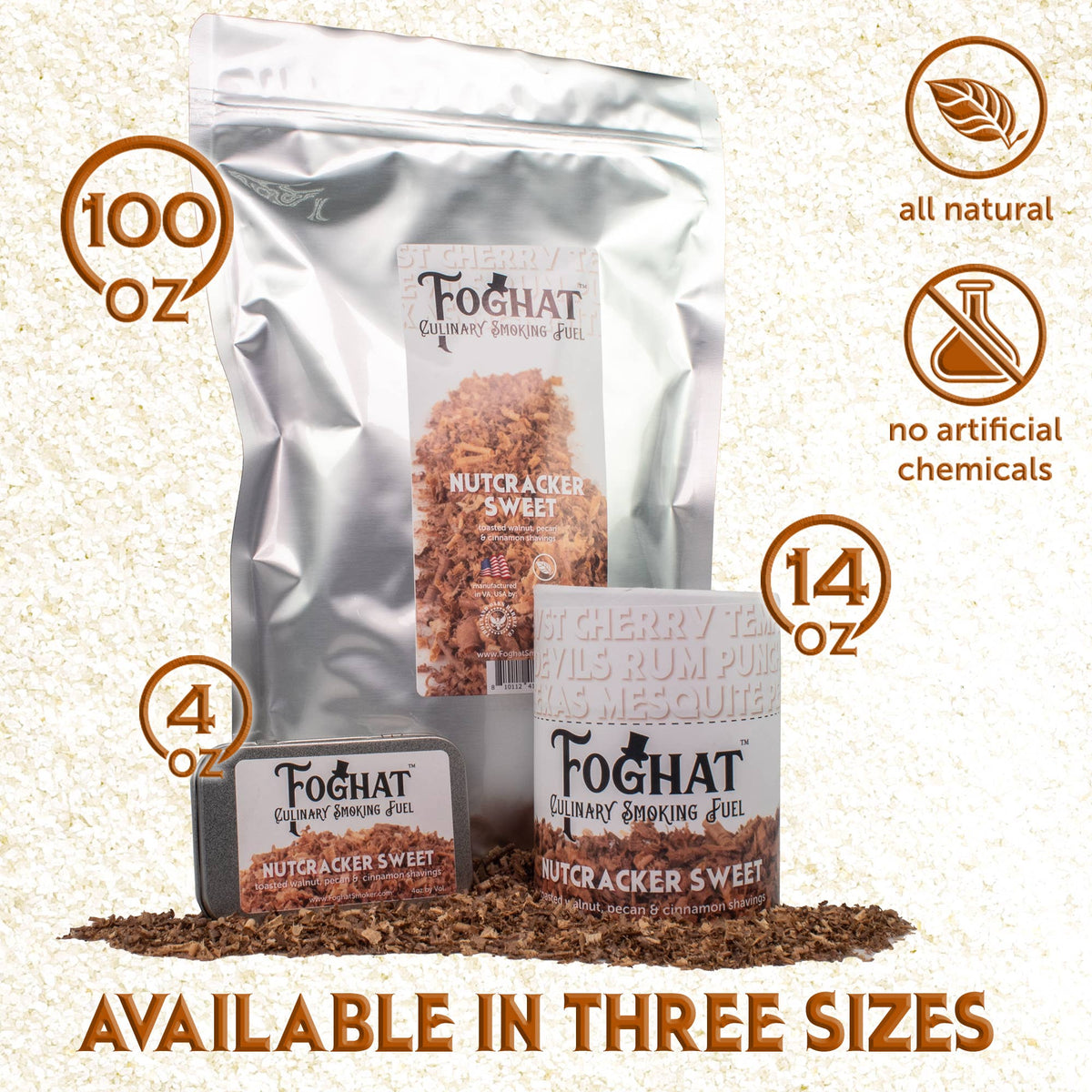 Nutcracker Sweet - Foghat Culinary Smoking Fuel