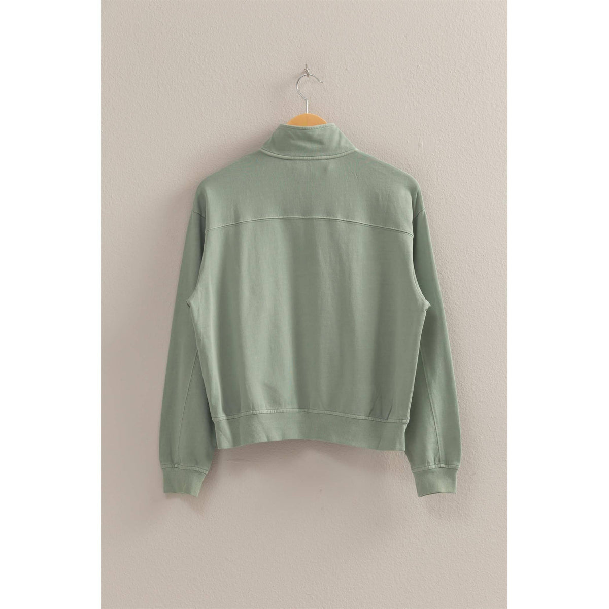 Half Zip Long Sleeve Sweatshirt