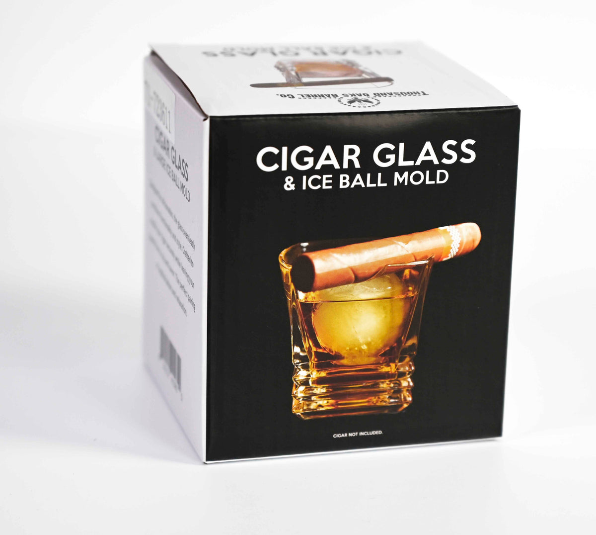 Cigar Glass with Ice Ball Mold