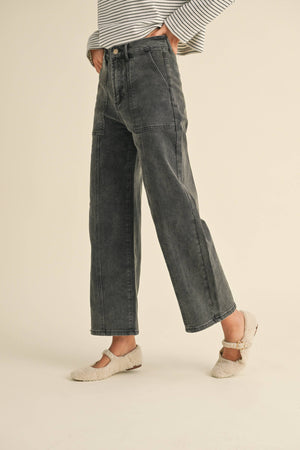 P3966   PANELED STRETCH PANTS