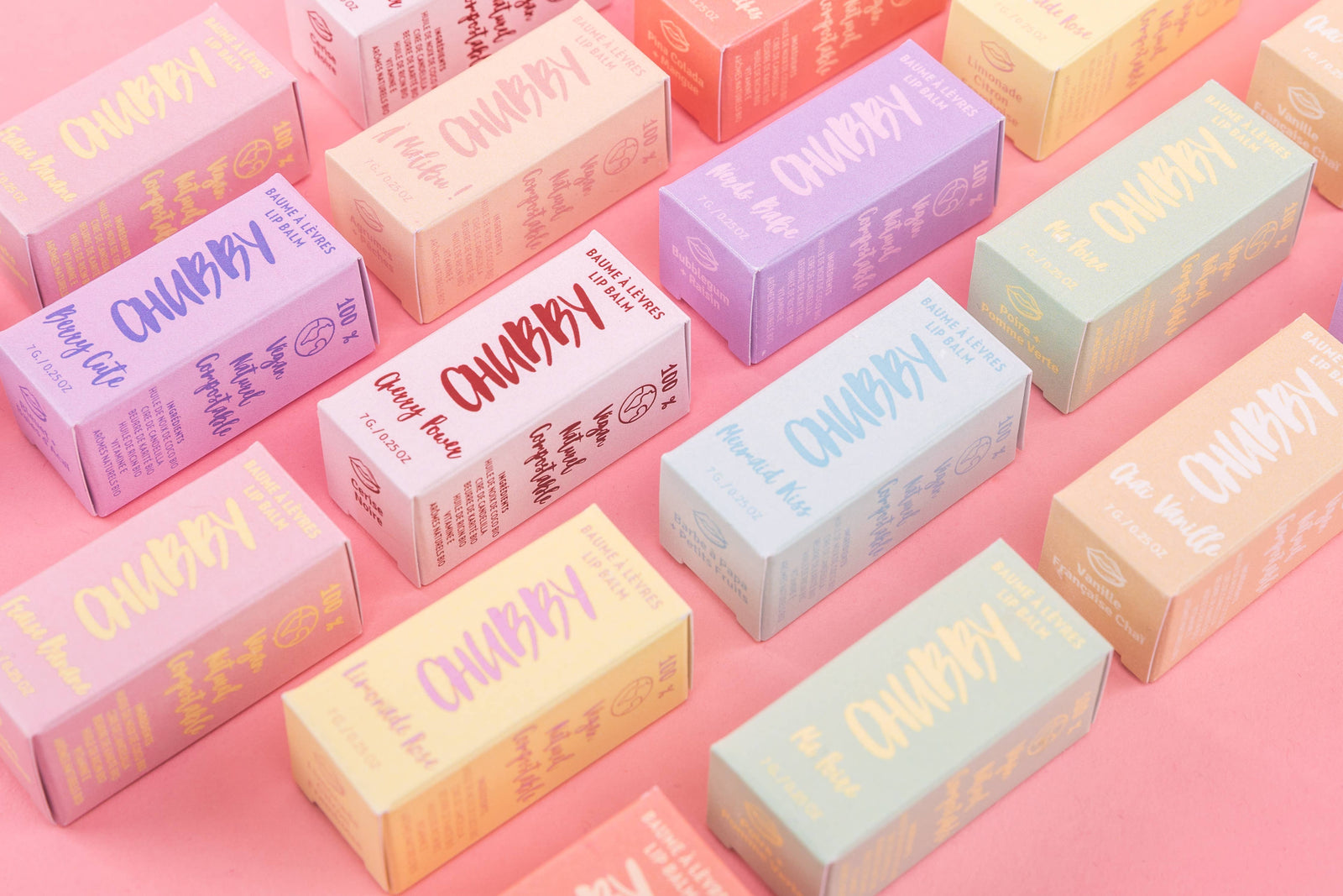 Chubby vegan lip balm