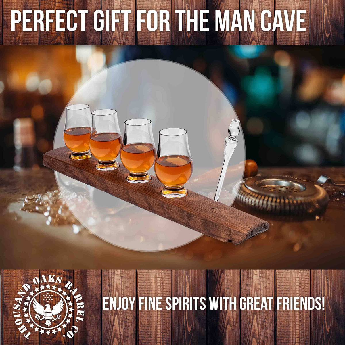 Glencairn Whisky Stave Flight Set