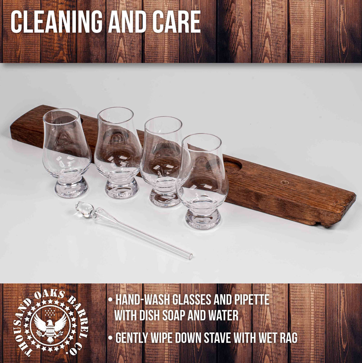 Glencairn Whisky Stave Flight Set