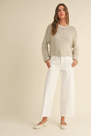 P3966   PANELED STRETCH PANTS