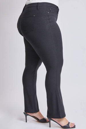 Missy Plus Hyperstretch Mid Rise Mini Bootcut Pant