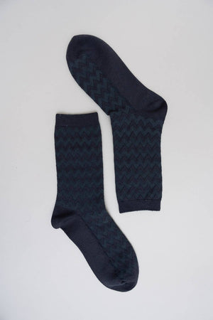 Zig Zag Pattern Boho Socks