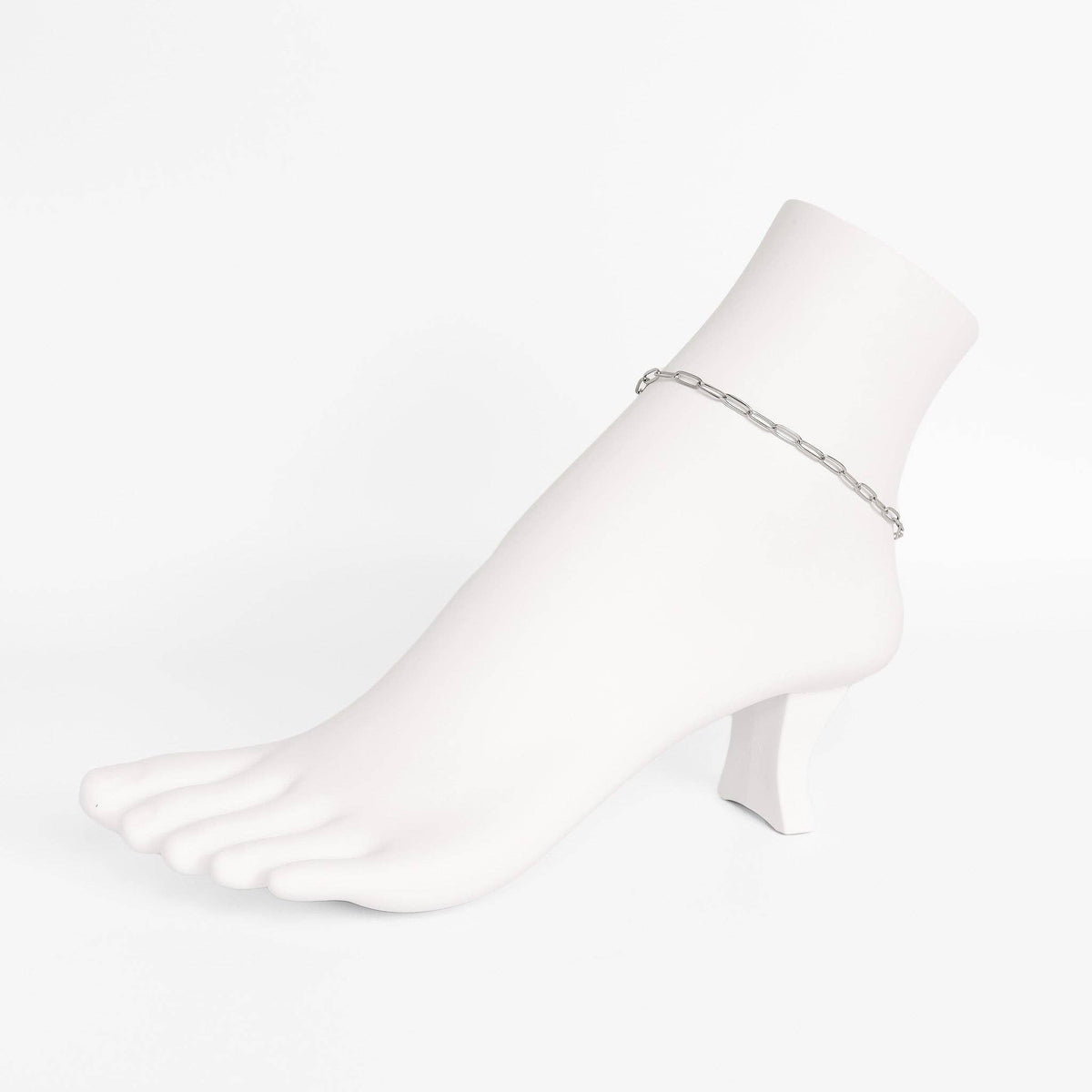 Paperclip Chain Anklet