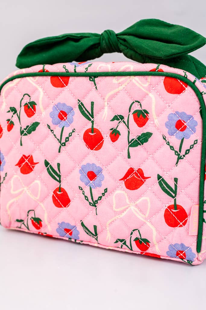 Cherry toiletry bag