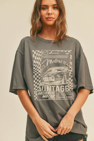 Vintage Race Motors Team Graphic Tee