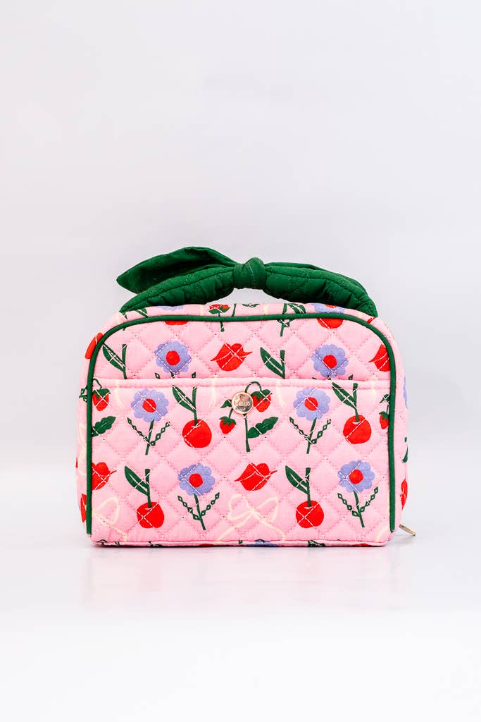 Cherry toiletry bag