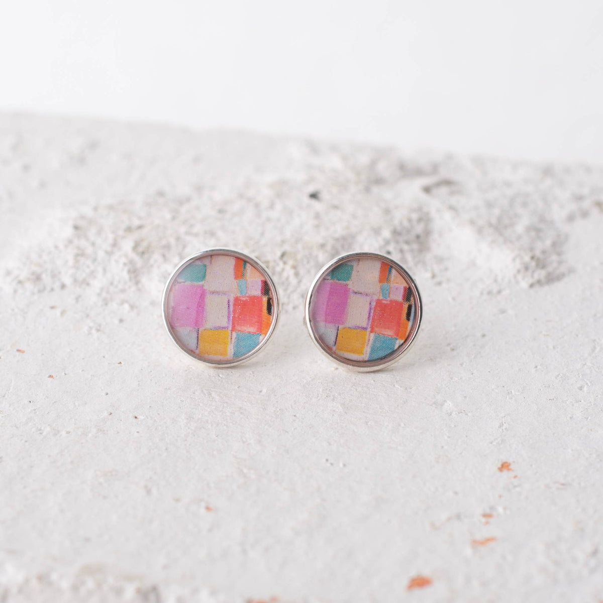 Mosaic Post Earrings