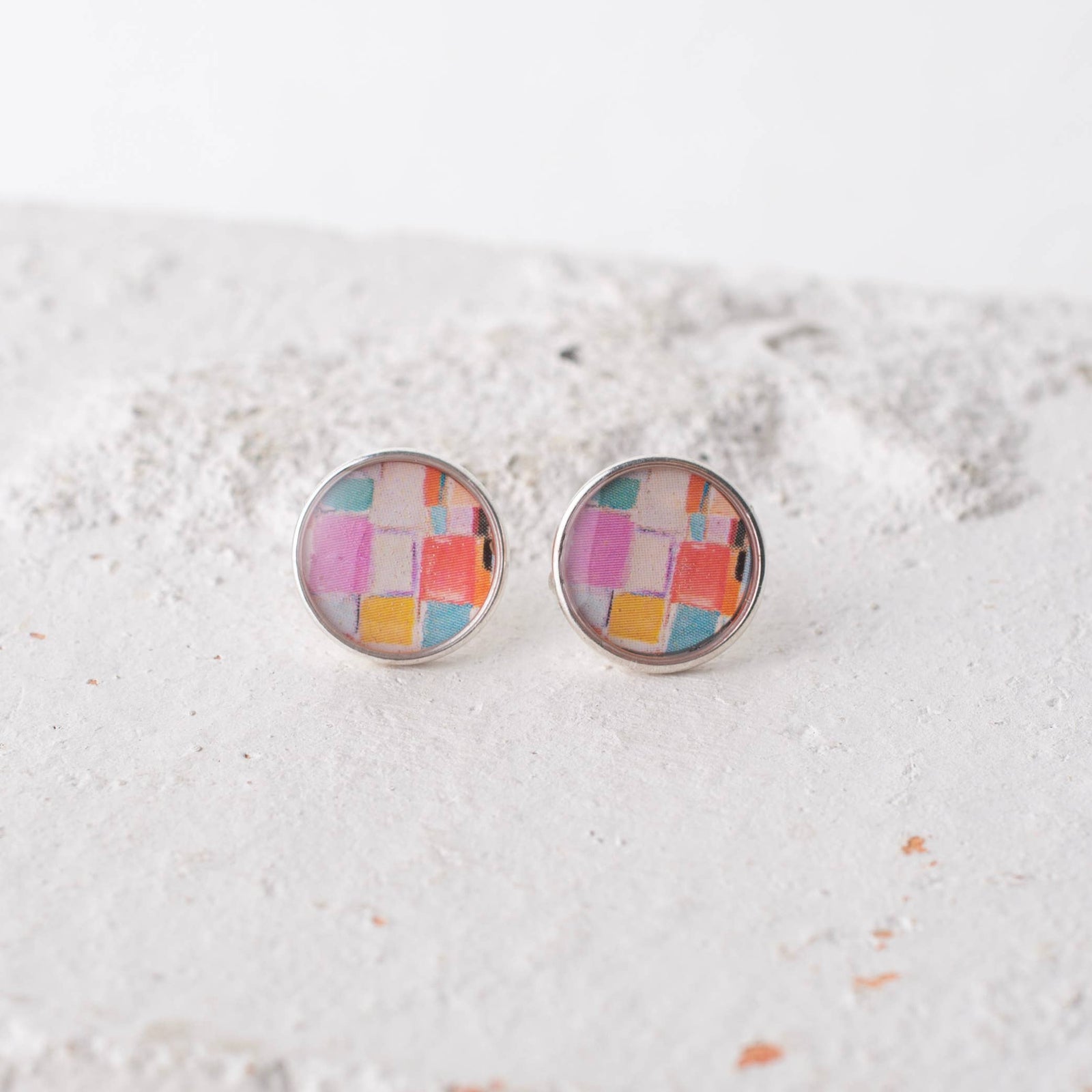 Mosaic Post Earrings