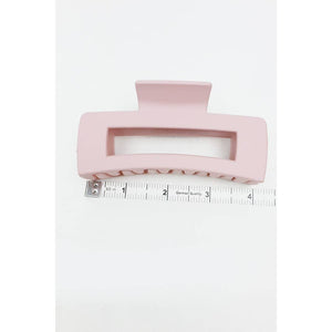 Matte Rectangle Hair Claw