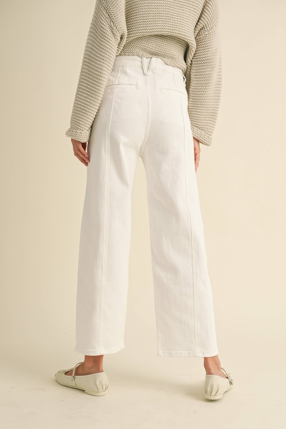 PANELED STRETCH PANTS