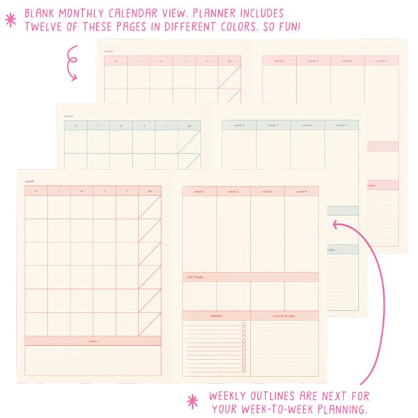 Perpetual Planners - Pasque Boutique